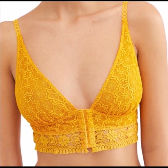 Free People Ella soft bra sunset size medium - Picture 10 of 14